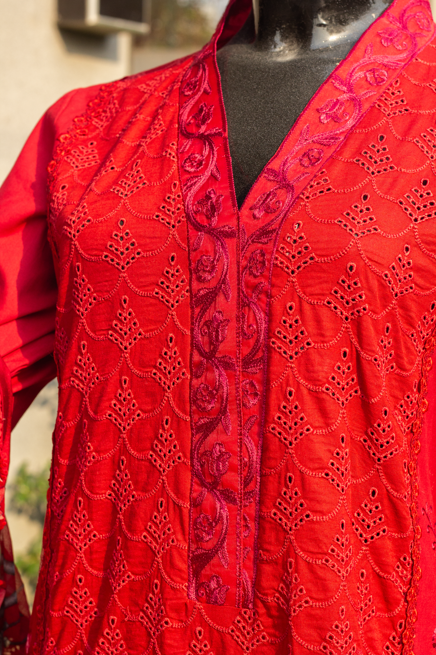 Schiffly Chickenkari - 3 Pcs Unstitched (24SS02)