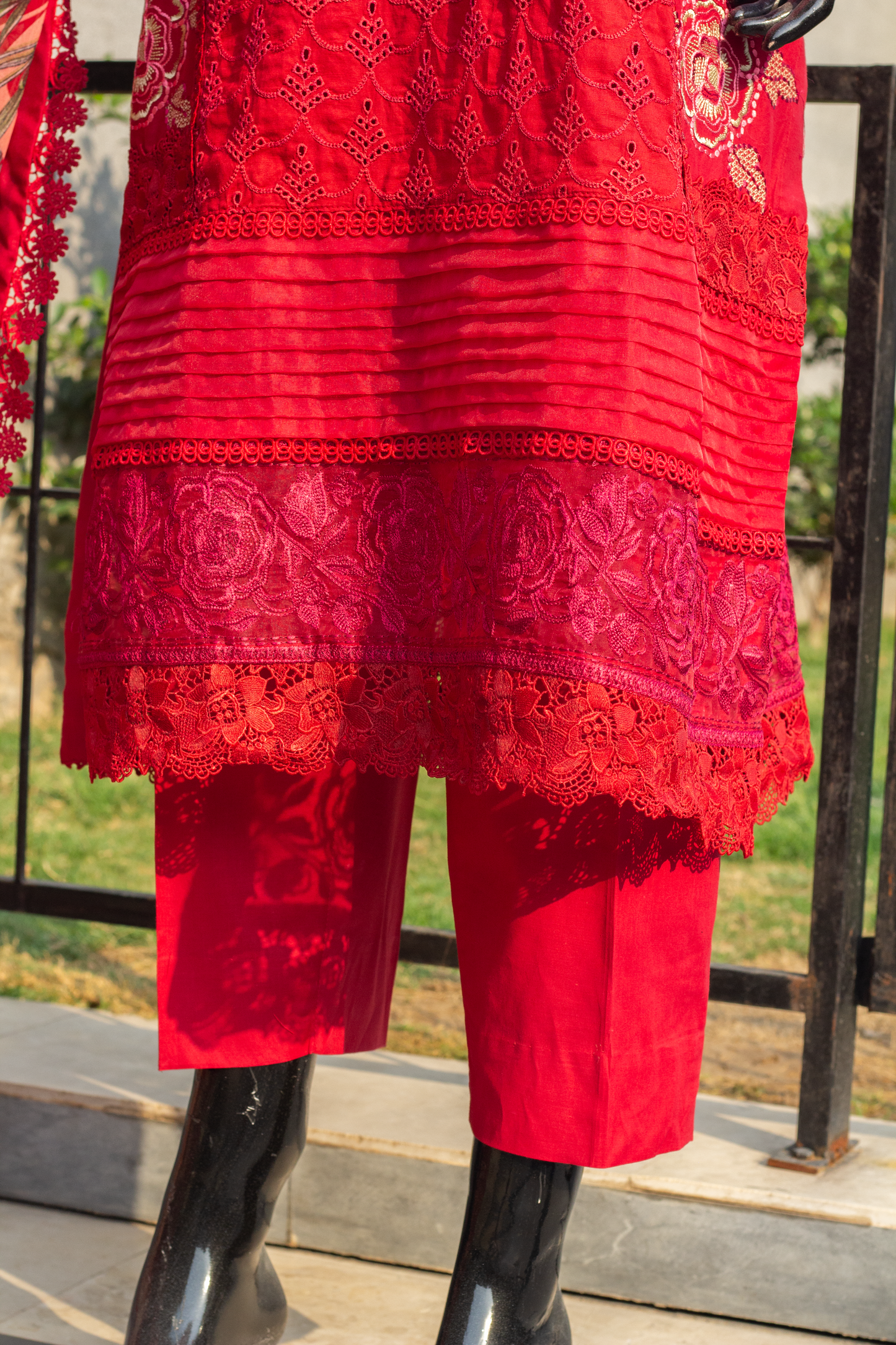 Schiffly Chickenkari - 3 Pcs Unstitched (24SS02)