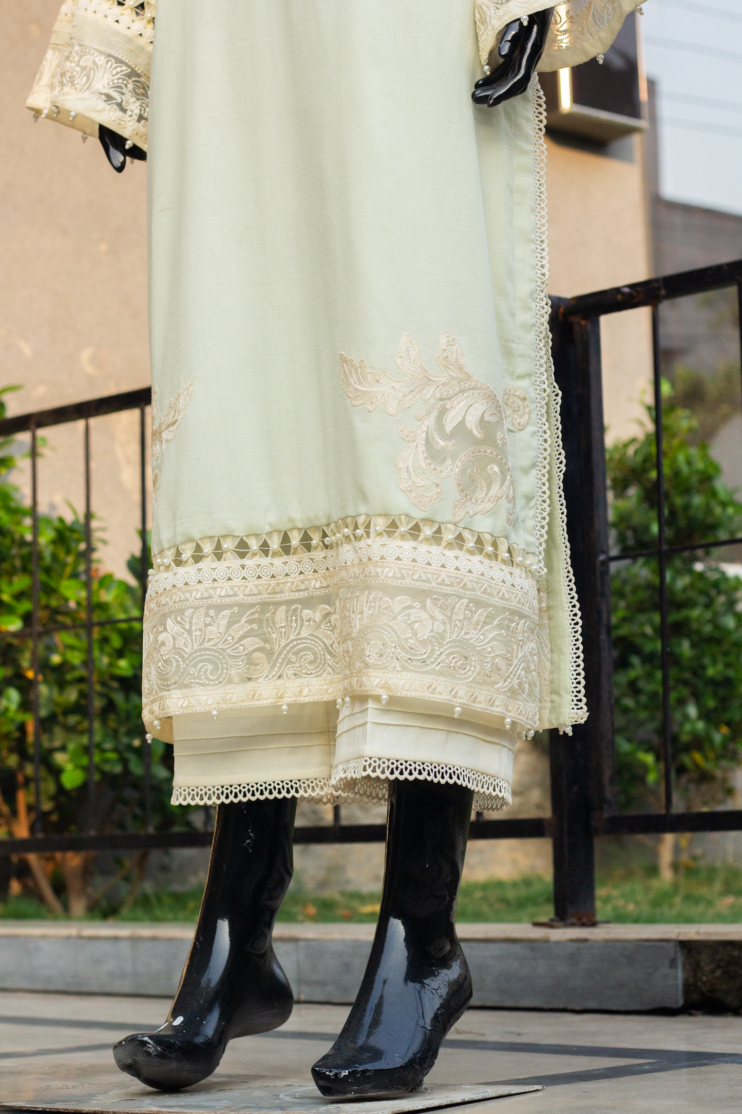 Schiffly Self Print - 2 Pcs Unstitched (24SS04)
