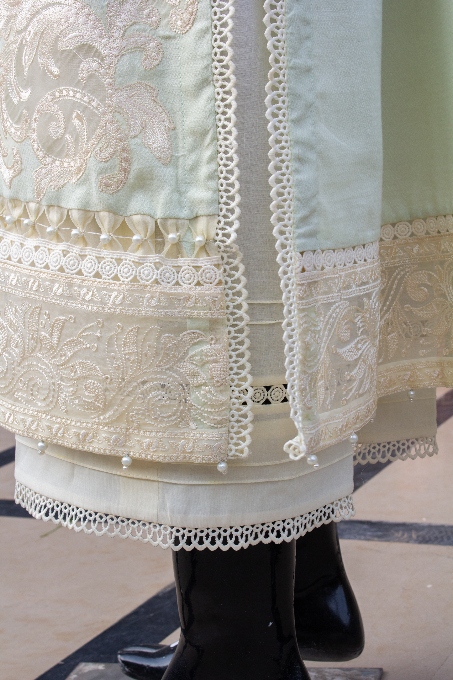 Schiffly Self Print - 2 Pcs Unstitched (24SS04)
