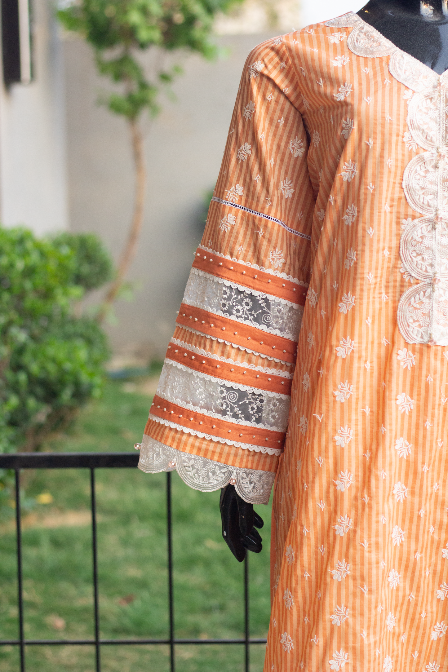 Schiffly Embroidered - 3 Pcs Unstitched (24SS05)