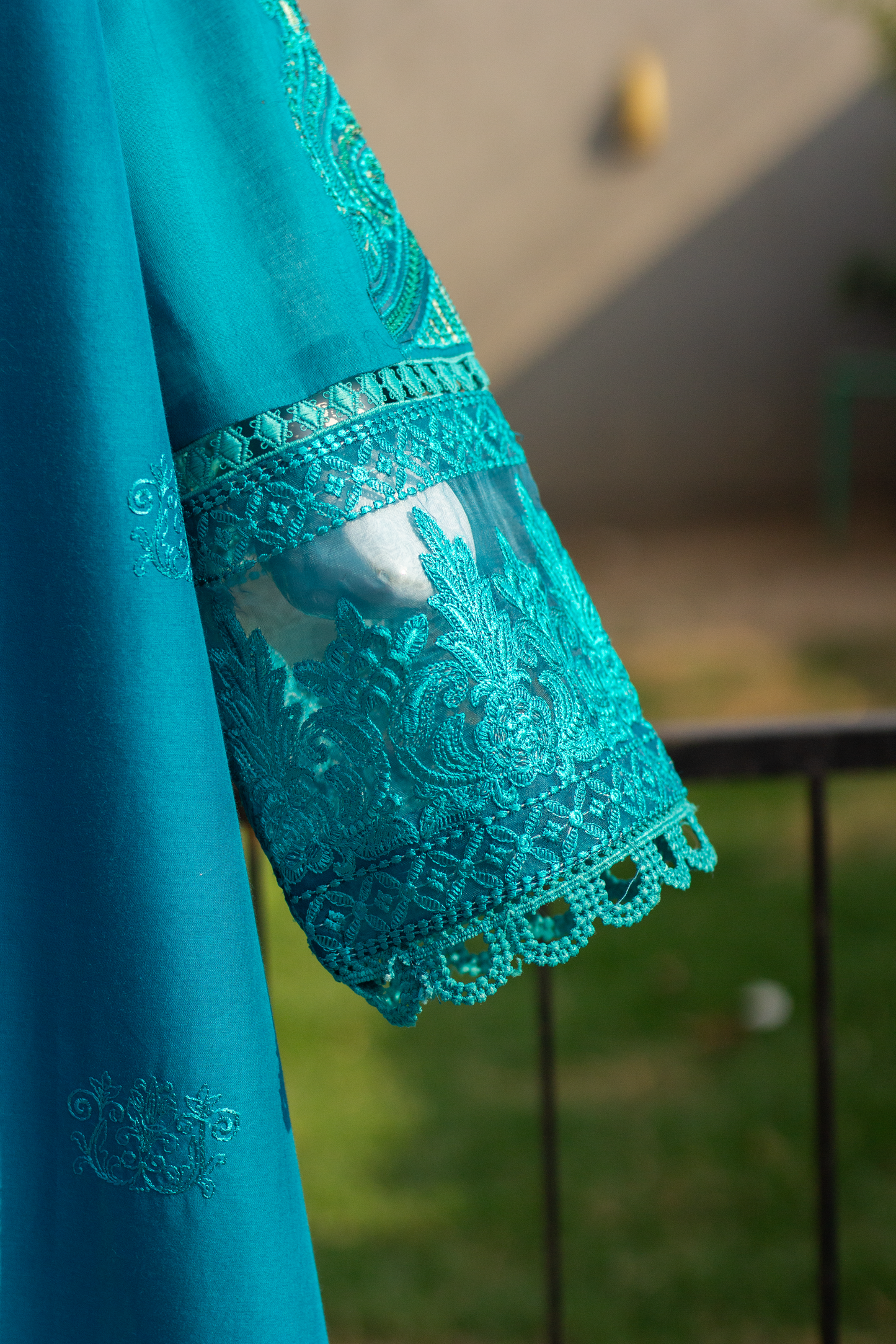 Schiffly Embroidered Luxury - 3 Pcs Unstitched (24SS07)