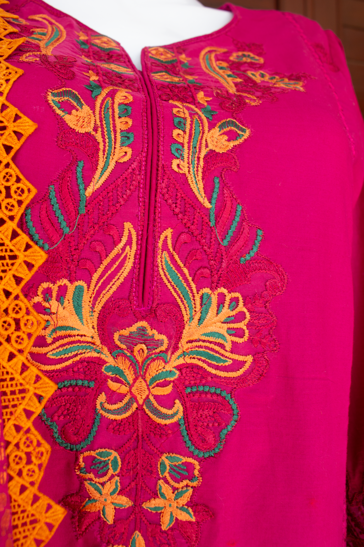 Schiffly Embroidered Luxury - 3 Pcs Unstitched (24SS08)