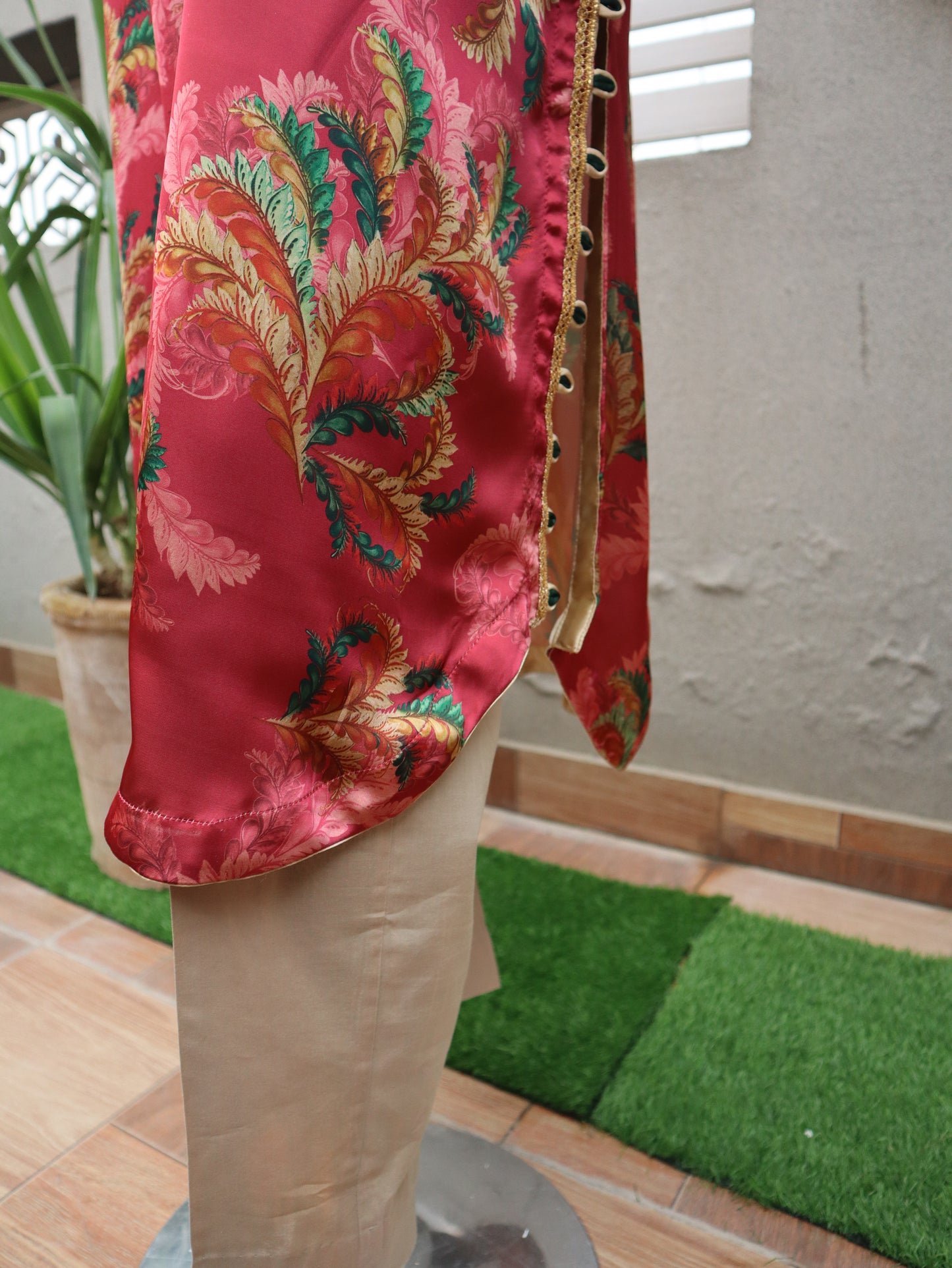 1 Piece Stitched Silk Shirt (24SW45)