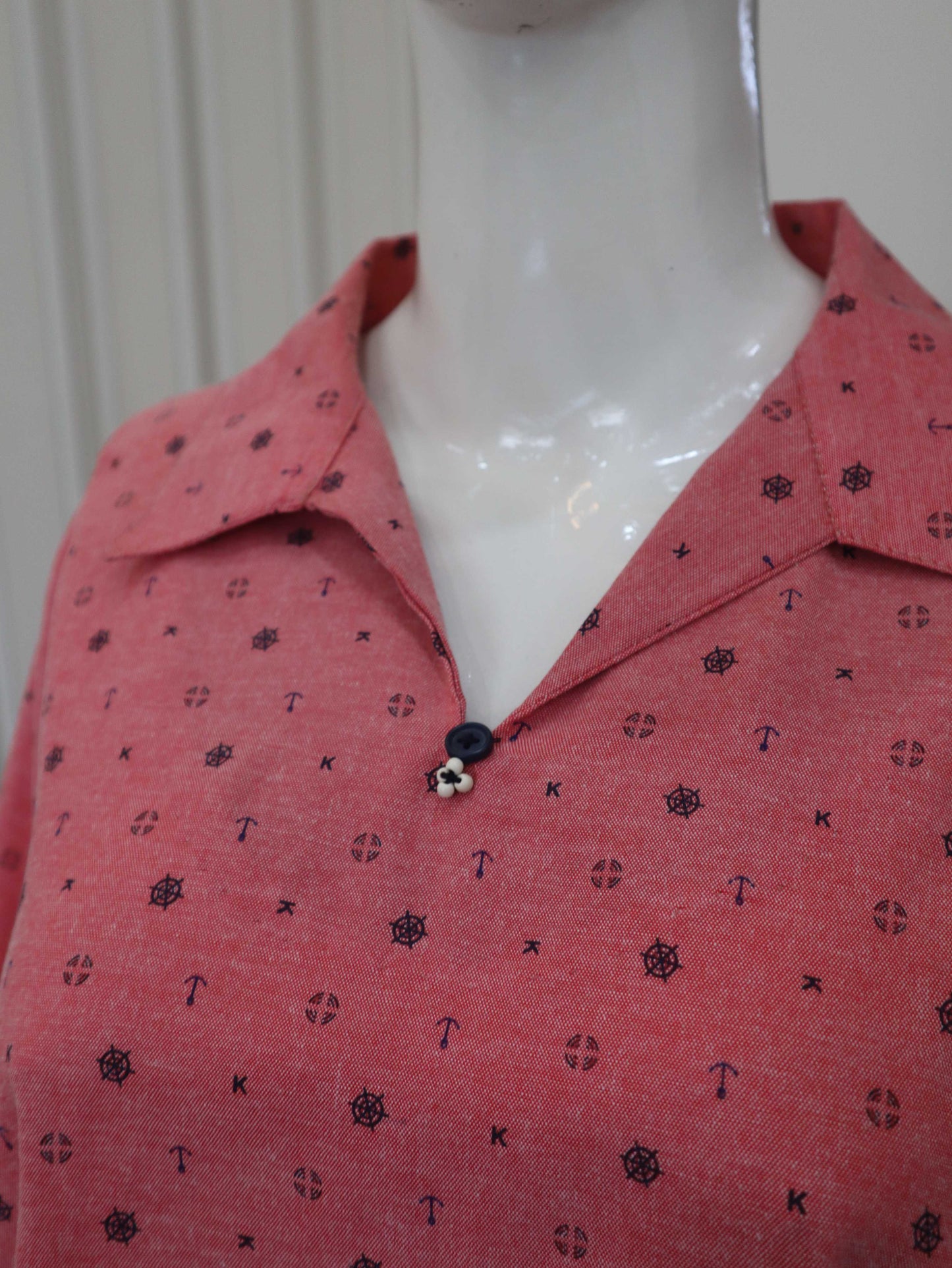 1 Piece Stitched Denim Shirt (24SW58)