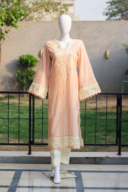 Schiffly Tarkashi - 2 Pcs Unstitched (24SS03)