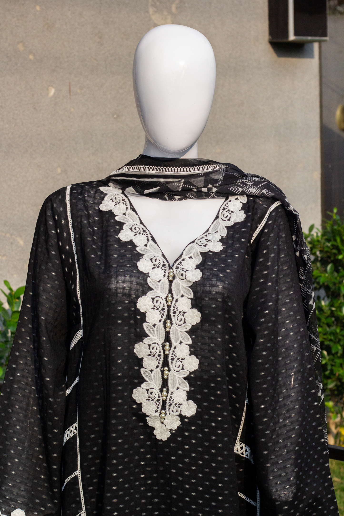 Schiffly Jacquard - 3 Pcs Unstitched (24SS10)