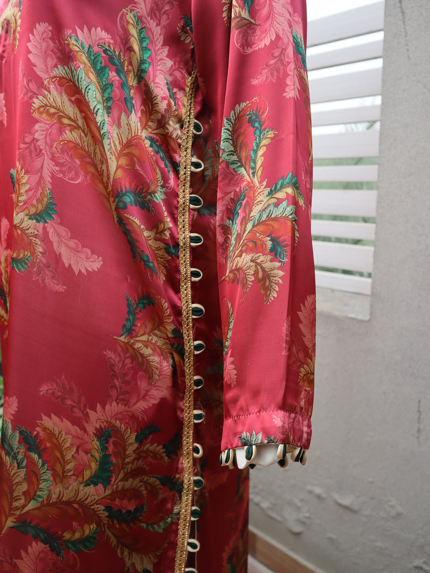 1 Piece Stitched Silk Shirt (24SW45)