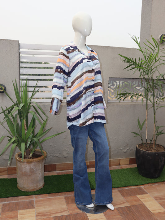 1 Piece Stitched Silk Shirt (24SW48)