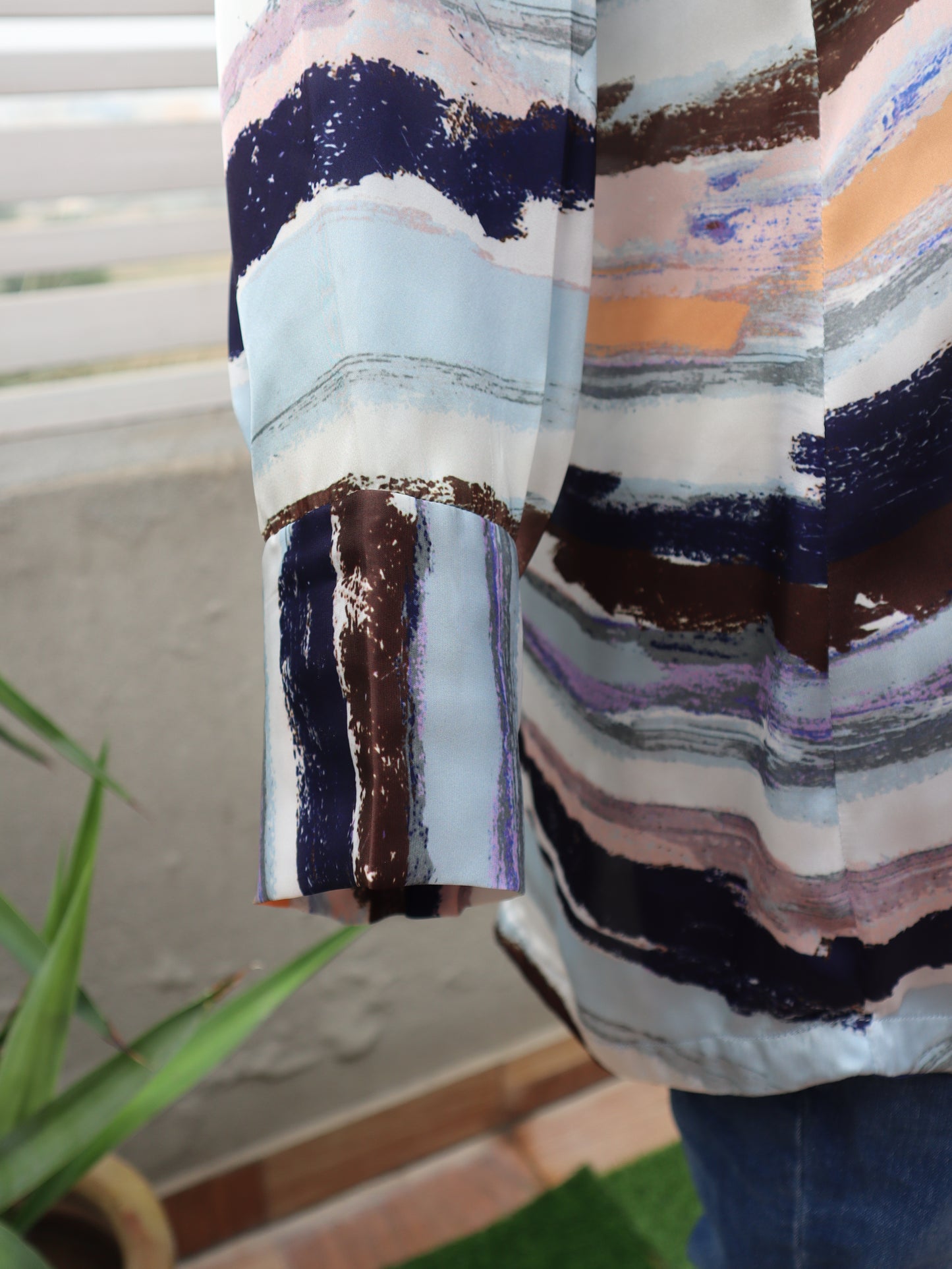 1 Piece Stitched Silk Shirt (24SW48)